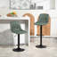 Kait Upholstered Adjustable Height Counter Stool with Metal Frame-1398421280