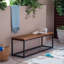 BANC EN BOIS ET MÉTAL JECO INDUSTRIAL-1216563202