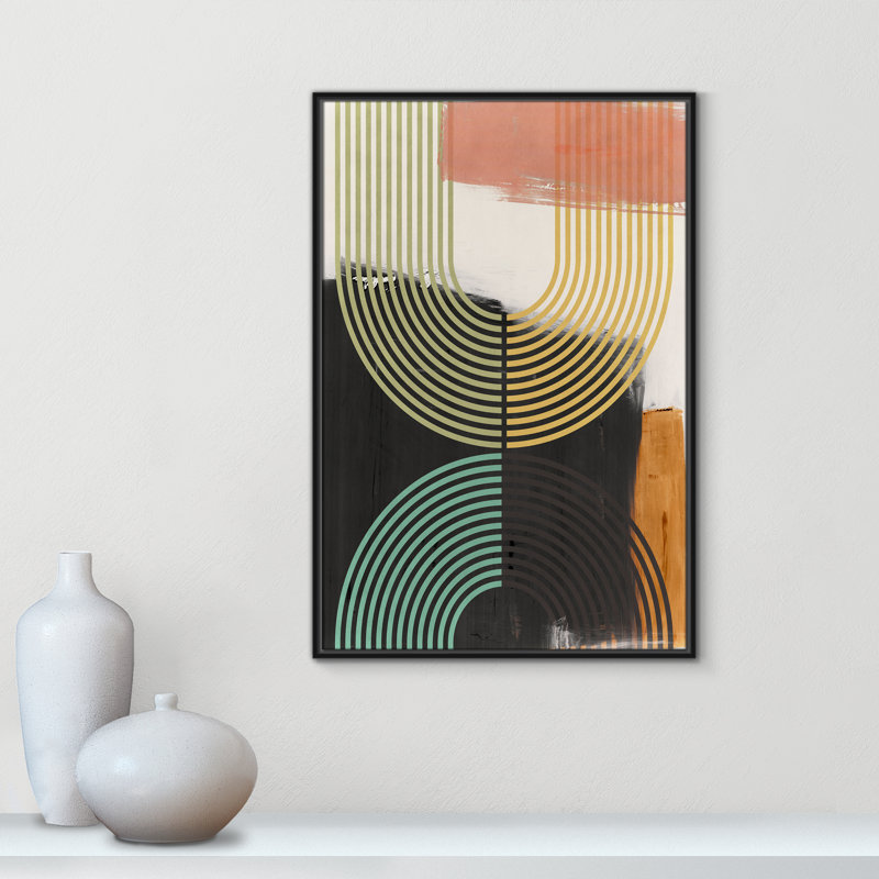 «Bolded II» par Isabelle Z, Toile avec cadre, 25.5'' W x 37.5'' H, Cadre flottant noir