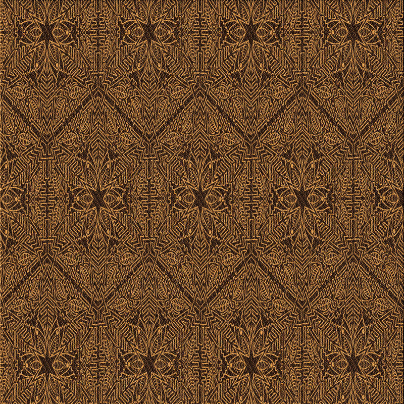 Geometric Indoor Rug, Square 6'