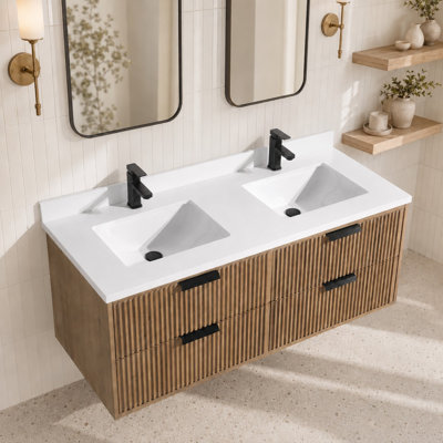 Meuble-lavabo flottant 55 po San Diego