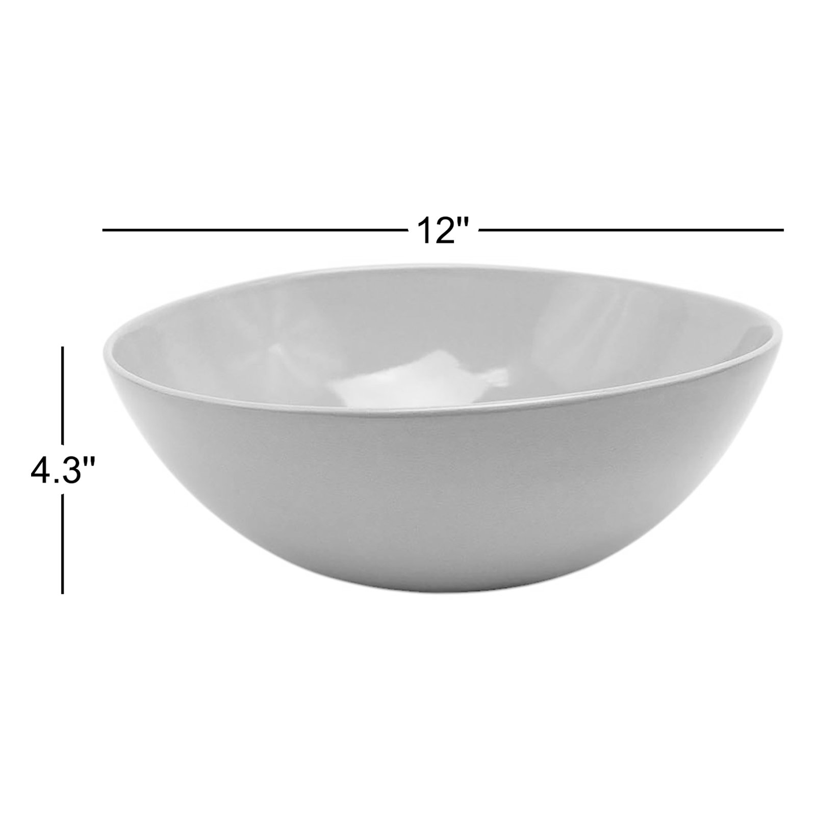 Trafton Serving Bowl, Onyx