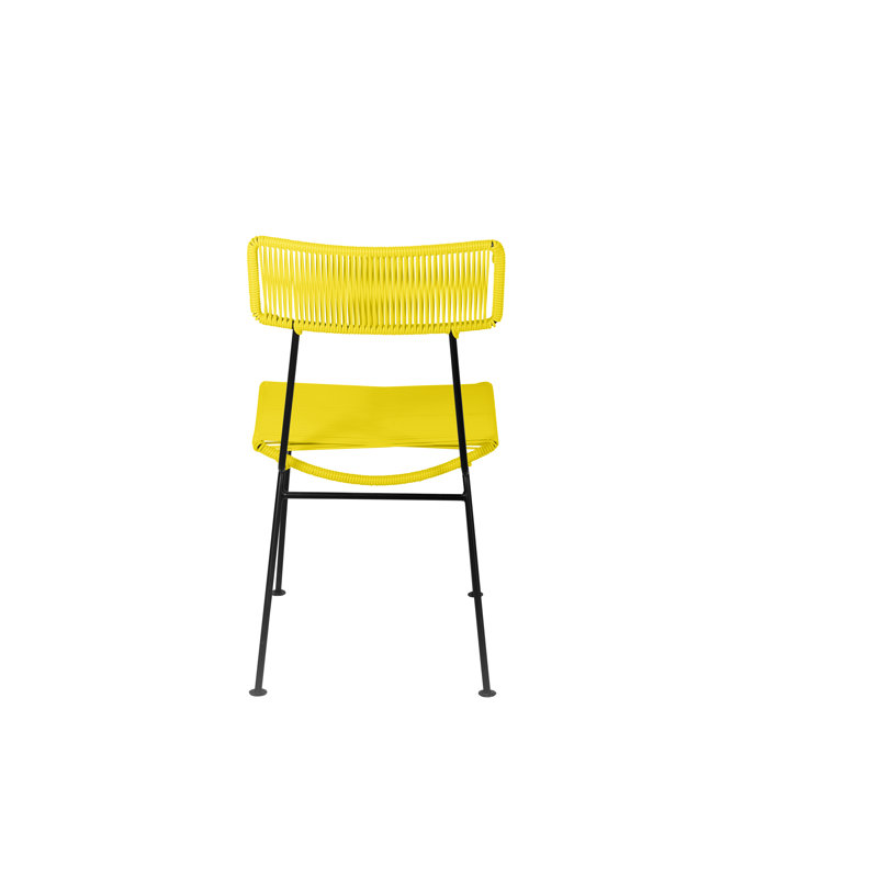 Chaise Hapi, Jaune / noir