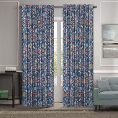Maness Semi Sheer Curtains / Drapes Pair