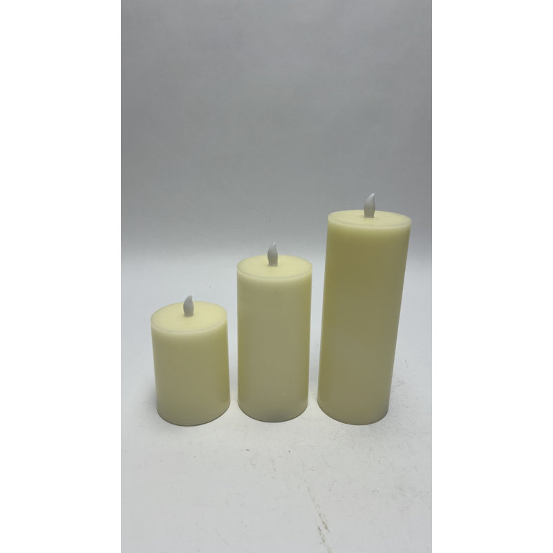Unscented Flameless Candle, Ivory
