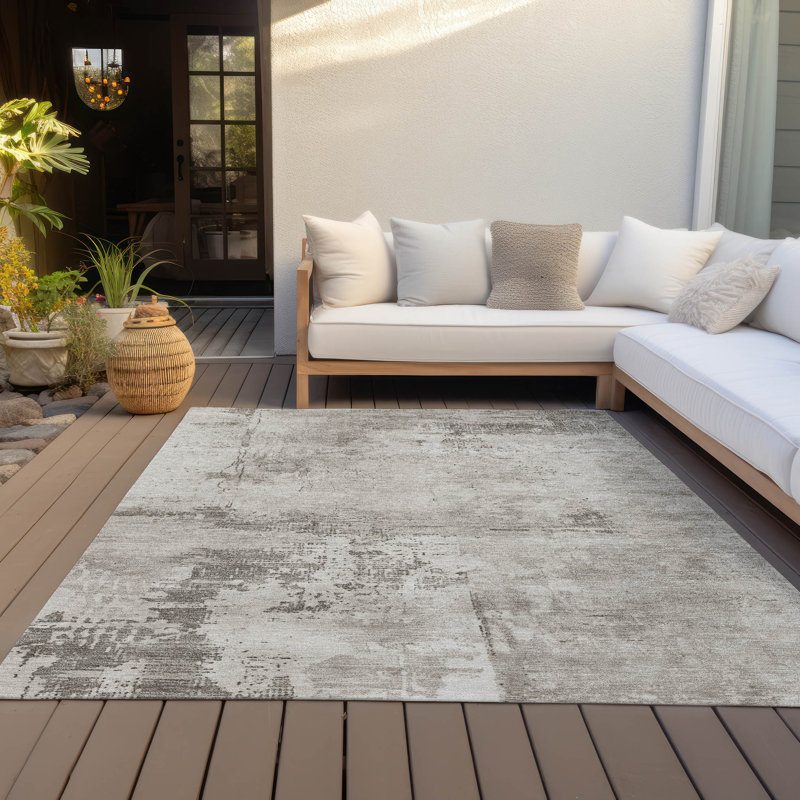  Machine Washable Indoor/Outdoor Chayden ACN1062 Rug, Rectangle 2'6" x 3'10"