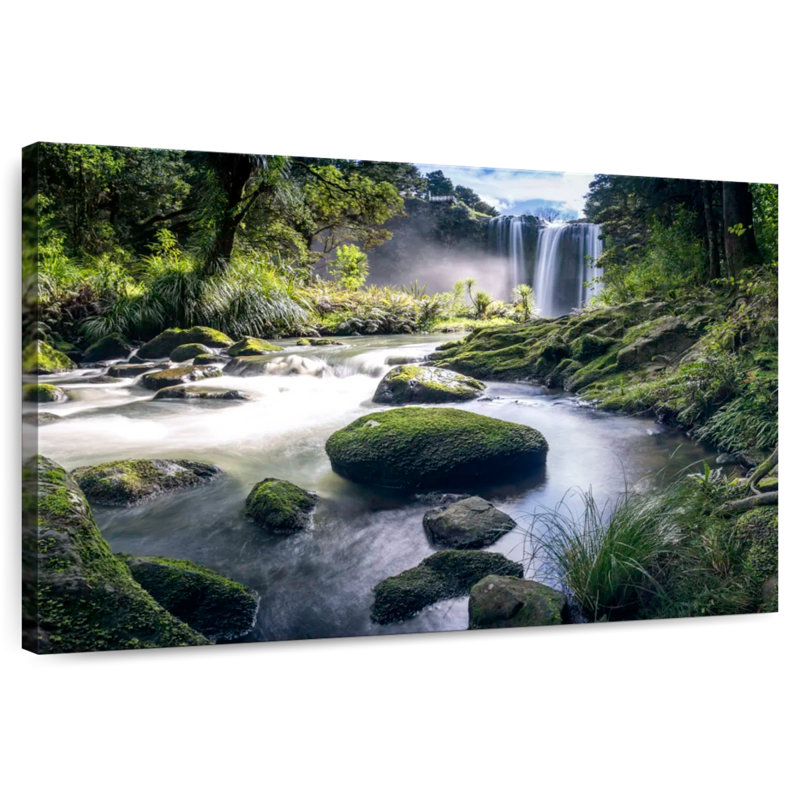 Waterfall In Forest