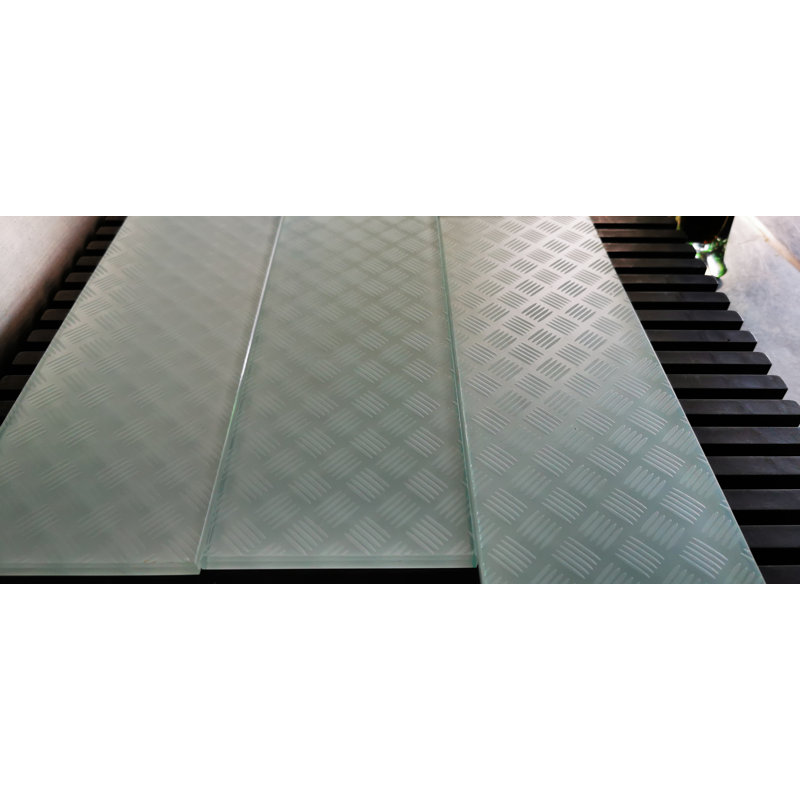 Elements Slip Resistant 4 in. x 12 in. Textured Glass Straight Edge Subway Floor Tile, Turquoise