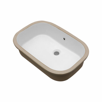 Ceramic Sink, Undermount Bathroom Sink With Overflow