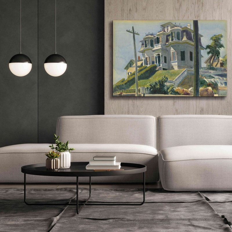 «Haskell's House, 1924» par Edward Hopper, estampe numérique sur toile, H 40 po x l 60 po x P 1,5 po