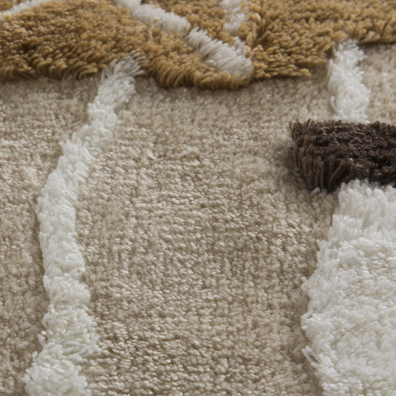 Ensemble de tapis de bain en acrylique (3 pièces) | Antibactérien, antidérapant | 100% acrylique, hauteur des poils: 1,0 po | Dimensions: 15,7 x 23,6 po, 19,7 x 23,6 po, 23,6 x 39,4 po | Lavable à la machine, durable et élégant pour le confort de la salle de bain