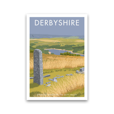 Derbyshire Errwood by Stephen Millership - Print on Canvas