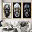 «Skull Eernal Rest», 3 pièces sur toile-1700054334-1700054333