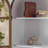 Arched bookcase with drawers