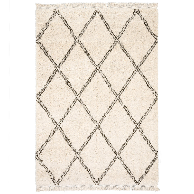 Kepler Geometric Shag Area Rug