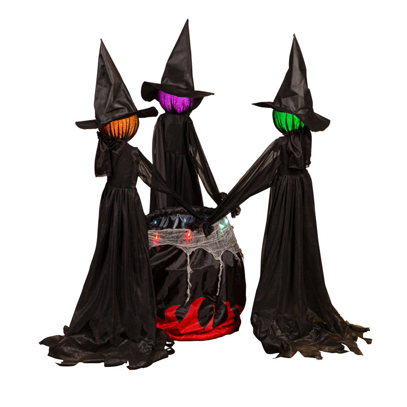 Ensemble de piquets de jardin d'Halloween Adrean