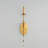 Stretford Crystal and Steel Candle Wall Light