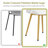 Velvet Accent Dining Chairs Set Of 6, Upholstered Dining Room Chairs With Hollow Back, Velvet 9 Pieces Kitchen Side Chairs With Cushion, Padded Backrest And Gold Metal Legs For Living Room Restaurant-1022189493