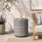 Outdoor Lightweight Concrete Side Table, MGO End Table with Triangular Design and Durable Construction