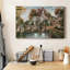 «Country Church», reproduction sur toile tendue-733832490