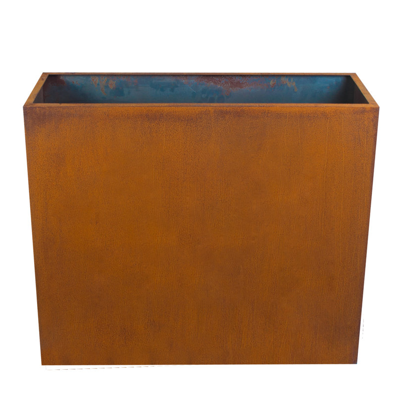 Boughton Metal Planter Box, 69 cm H x 81 cm W x 26 cm D