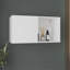 Armoire à pharmacie Kaser avec miroir et tablettes, avec option de position verticale ou horizontale, solution de rangement de salle de bain moderne