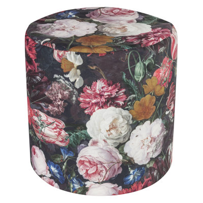 Alyciah Velvet Pouf
