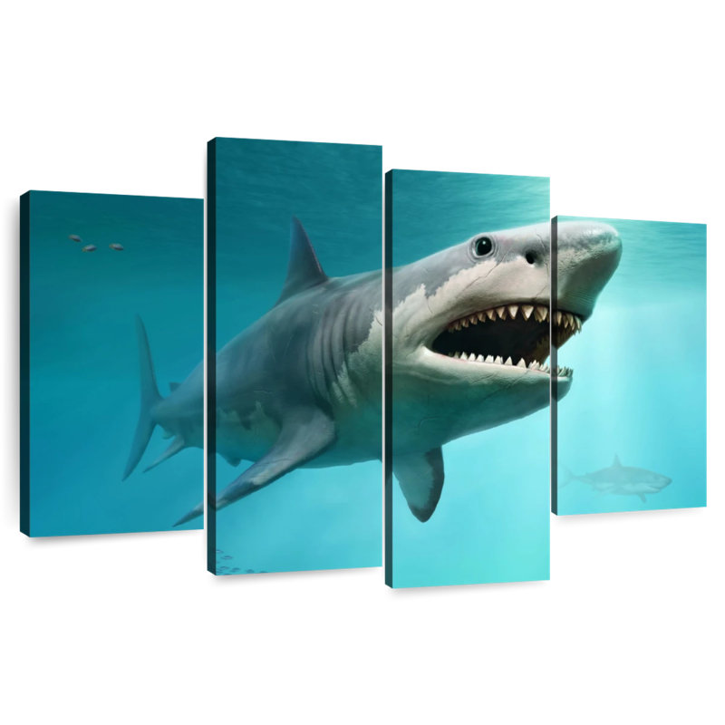 Requin mégalodon Brampt éteint