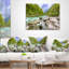 Landscape Printed Slovenia Waterfall Panorama Pillow-1565895715-1565895719