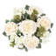 Bouquet de tiges de fleurs d'hortensia artificielles mélangées-1859142448