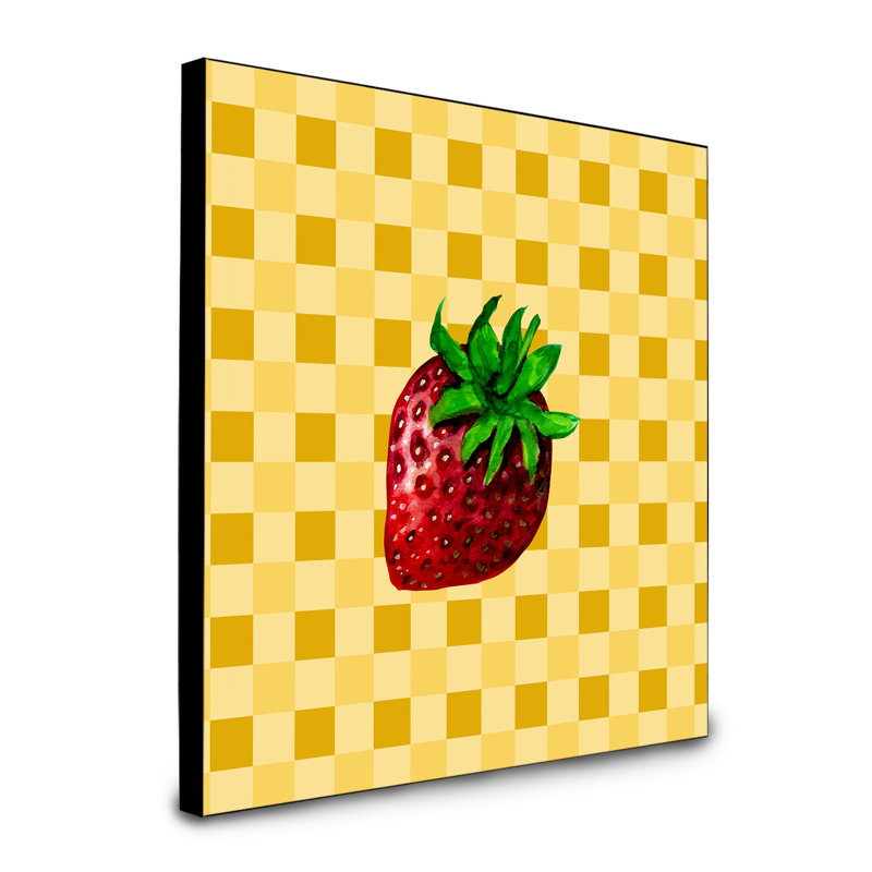 "fraisiers on basketweave" , art encadré Perugia