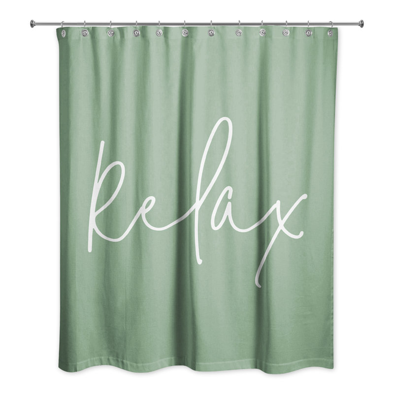 Rideau de douche Perine, Vert