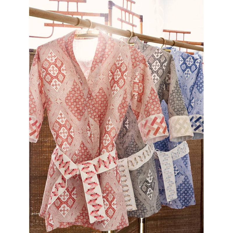 Pacifica The House of Scalamandre Cotton Blend Fabric, Bechamel