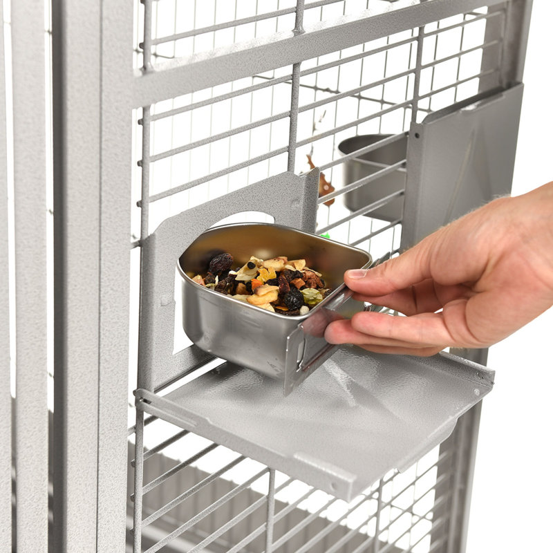 Cage ouverte HQ Platinum - 32 po x 23 po par A&E, Platine