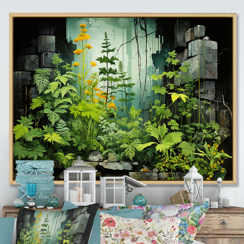 Blooming Urban Harvest, Cadre photo noir, H 30 po x l 40 po