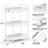 Lidia 66.5cm H x 40.1cm W Utility Cart with Wheels-1699981299