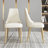 Vera Modern 5/7 Pieces Dining Room Sets, Pre-Assembly Round Dining Table Sets, Sintered Stone Tabletop Kitchen Dining Table Set With PU Upholstered Chairs-556084725