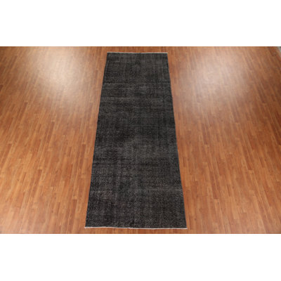 Distressed Over-Dyed Anatolian Turkish Rug 5x13
