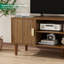 Unfinished TV Stand for TVs up to 55" with Fireplace Included