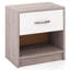  Table de chevet moderne avec table de chevet et tablette de rangement ouverte pour petits espaces -499042923