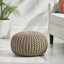 Pouf rond en coton 20 x 20 Moro