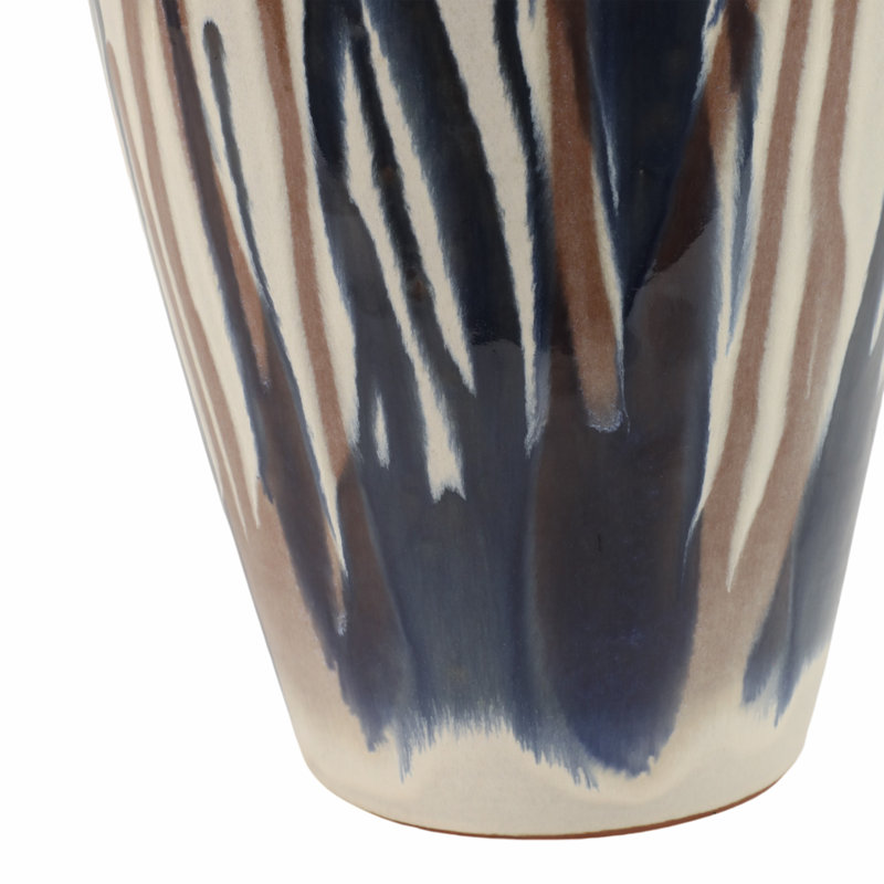 Vase Elegant, H 14 po x l 9 po x P 9 po