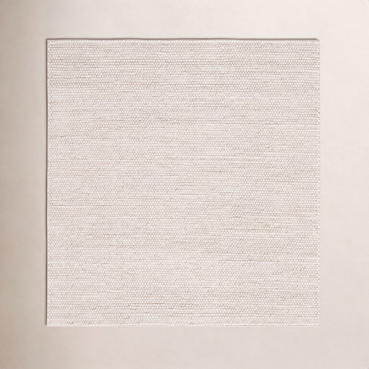 Sitte Ivory Hand-Woven Rug, Square 4'