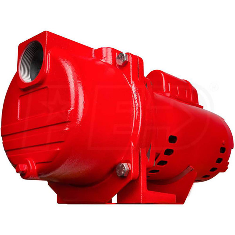 Red Lion Cast Iron Lawn Irrigation Sprinkler Pump, 8" H x 4" W x 8" D