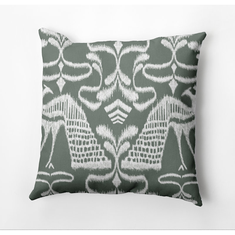 Housse et insert de coussin Tropical Resort, H 26 po x l 26 po x P 3 po, Gris