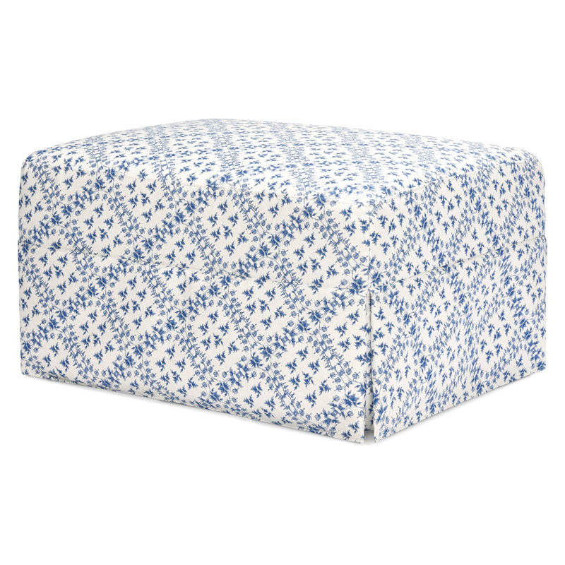 Sarah Flint x Namesake Crawford Gliding Ottoman, Blue