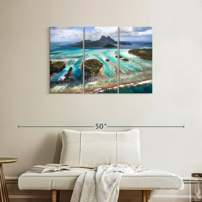 Gillard Bora Bora Lagoon, 24" H x 38" W