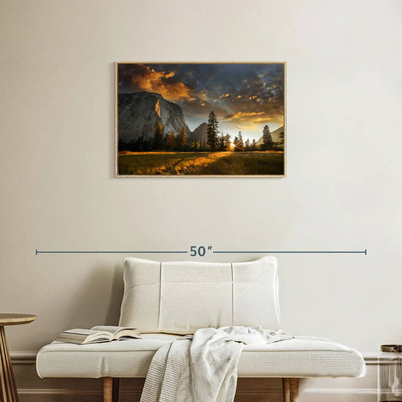 Sierra Nevada, Cadre flottant en bois naturel, 31 po x 21 po