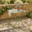 Rimini Metal Folding Outdoor Bistro Table , 60cm cm W 60cm cm D-1217238777