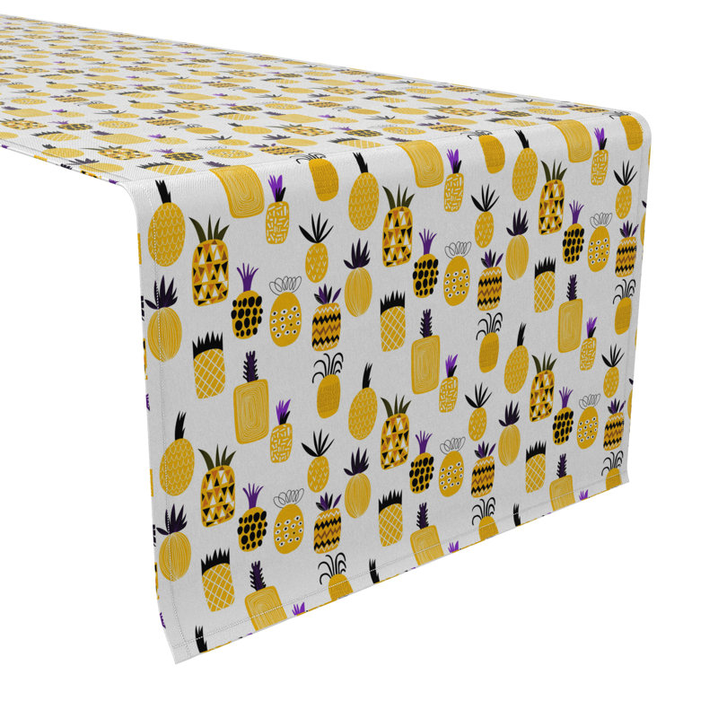 Rectangular Cotton Twill Table Runner